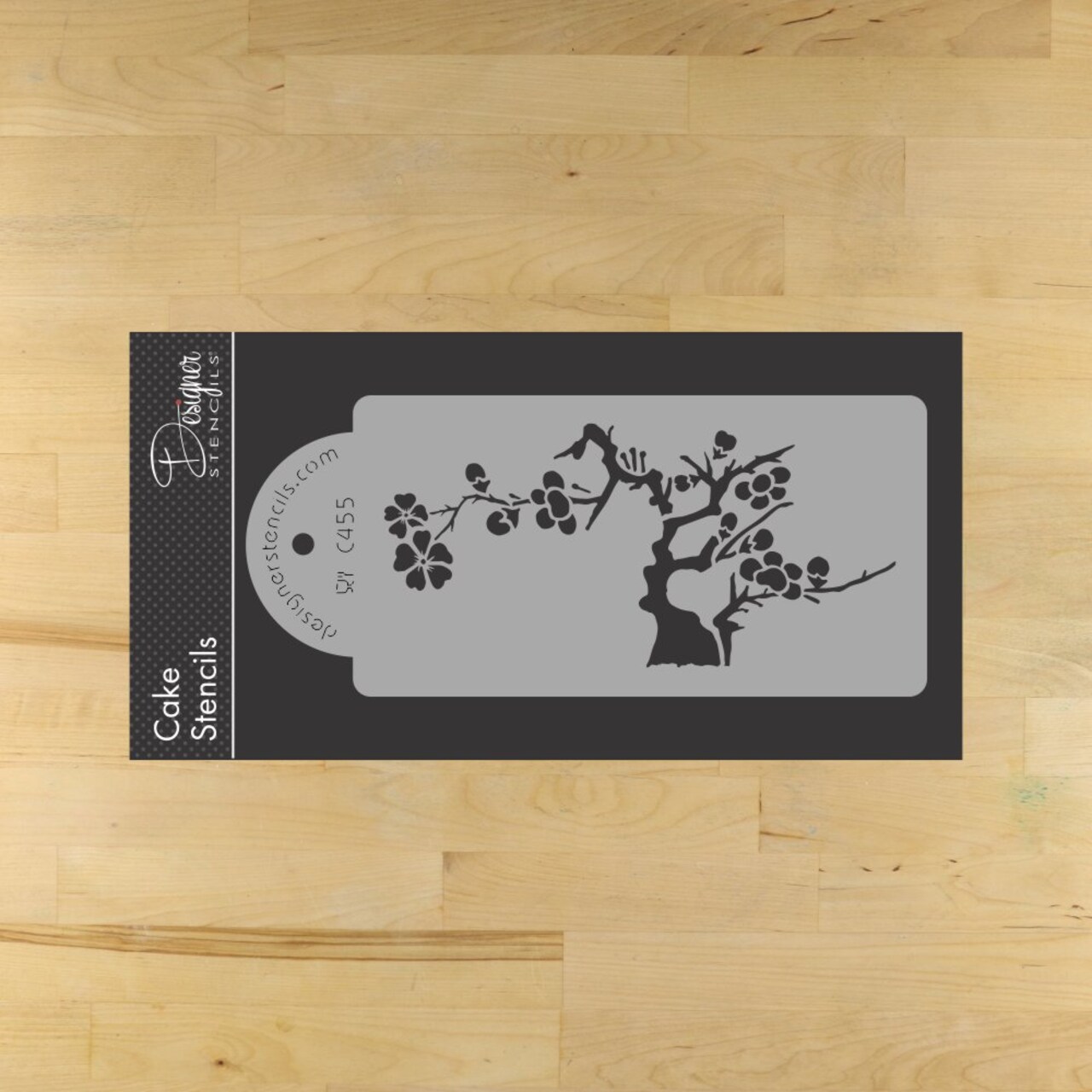 Blooming Cherry Tree Cake Stencil Tier #5 | C445 by Designer Stencils | Cake Decorating Tools |